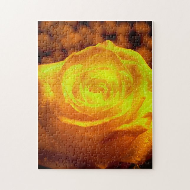 Yellow Rose Creative Pattern Jigsaw Puzzle (Vertikal)