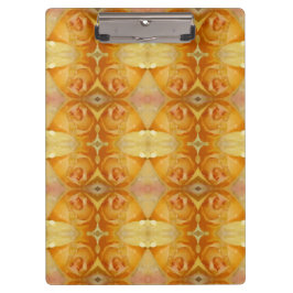 Yellow Rose Ikat Klemmbrett