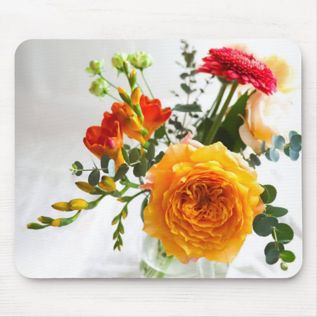 Yellow Rose Mouse Pad Mousepad (Vorne)