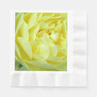 Yellow Rose Paper Napkins Serviette