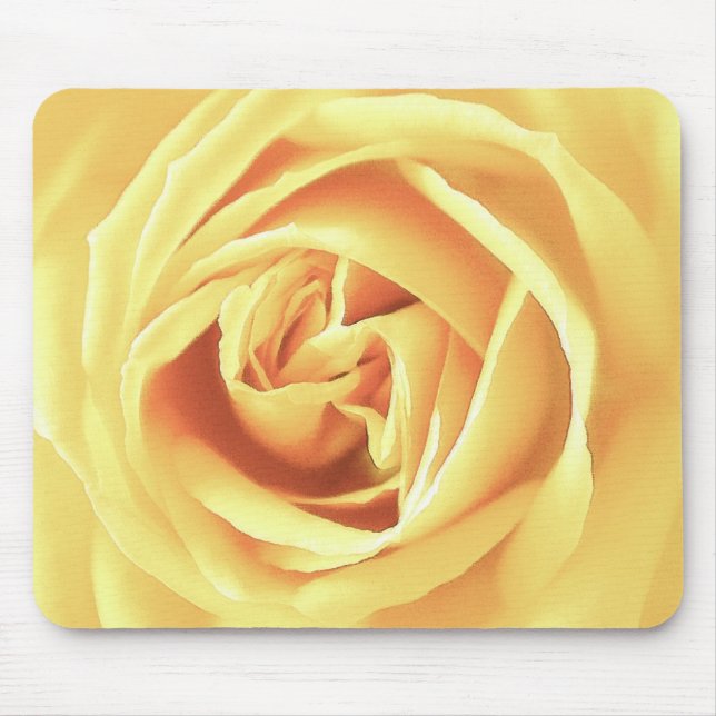 Yellow Rose Print Mousepad (Vorne)