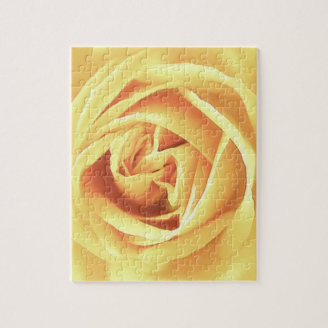Yellow Rose Print Puzzle (Vertikal)