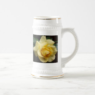 Yellow Rose Stein Bierglas