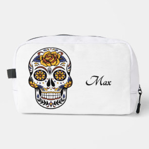 Yellow Rose Sugar Skull Persönlich Waschbeutel