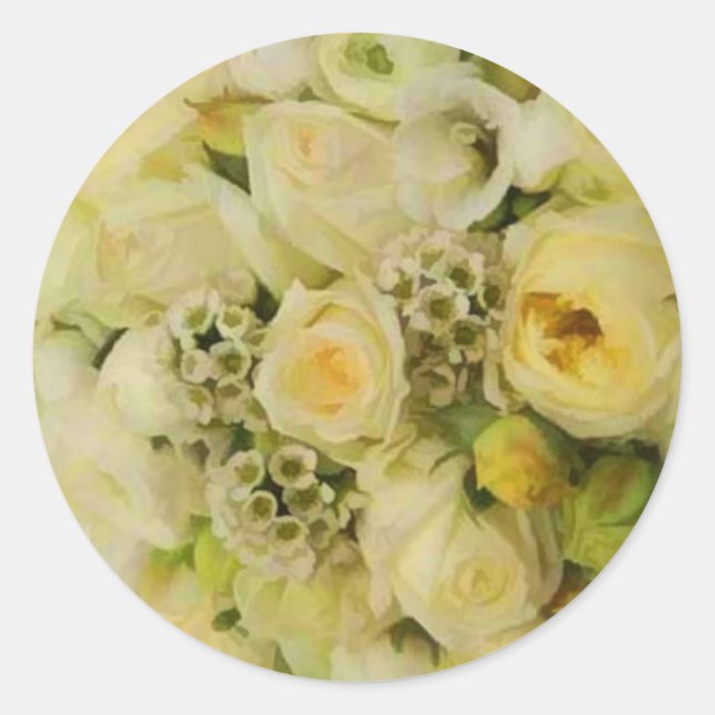 YELLOW ROSE WEDD UMSCHLAG AUFKLEBER (Vorderseite)