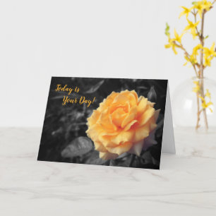 Yellow Rose Wedding Segen Glückwunschkarte Karte