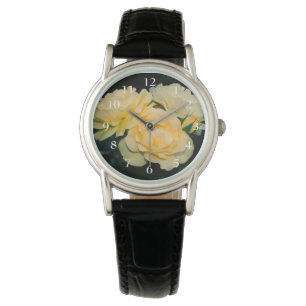 Yellow Roses Bouquet Armbanduhr