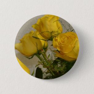 Yellow Roses Button