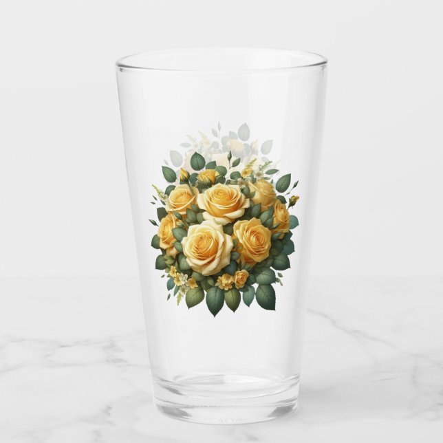 Yellow Roses Drinkware Tumbler (Vorderseite)