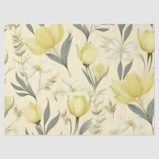 Yellow Roses Hochzeitszettel Seidenpapier