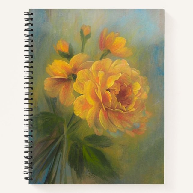 Yellow Roses Notizbuch (Vorderseite)