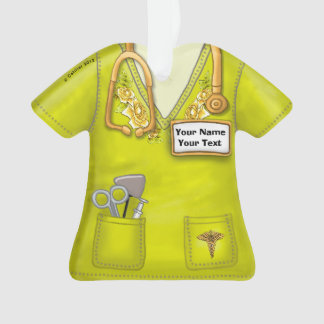 Yellow Roses Nurse Medizin Skrupel Ornamente