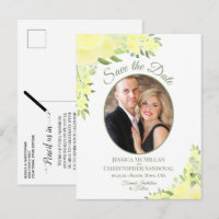 Yellow Roses Oval Foto Boho Hochzeit Speichern Sie