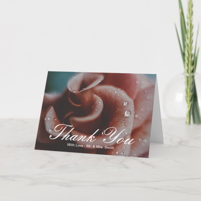 Yellow Roses Vielen Dank Dankeskarte (Vorderseite)