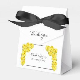 Yellow Roses Wedding Geschenkschachtel