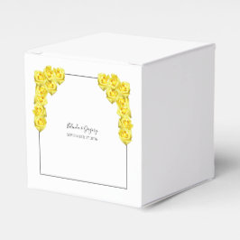 Yellow Roses Wedding Geschenkschachtel
