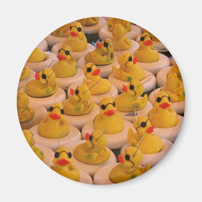 Yellow Rubber Ducks  Magnet (Vorne)