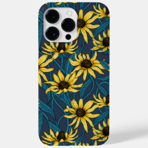 Yellow Rudbekia auf der Marine Case-Mate iPhone 14 Pro Max Hülle