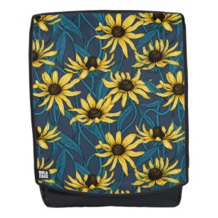 Yellow Rudbekia auf der Marine Rucksack