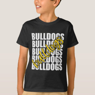 Yellow School Sports Fan Team Spirit T-Shirt