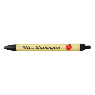 Yellow School Teacher's Apple Pens Gift Kugelschreiber