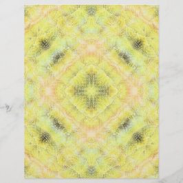 Yellow Serene Gardens Bulk Scrapbook Paper Pages Flyer