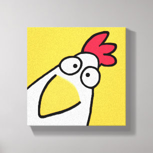 Yellow SERIOY CHICKEN von Sandra Boynton Leinwanddruck