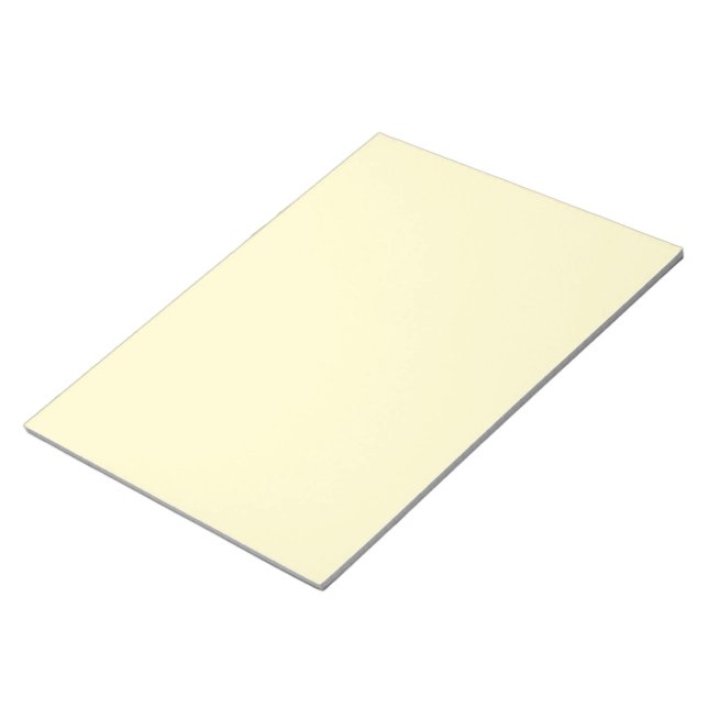 Yellow Shade 11"x8.5" Notepad mit Clean Modern Lo Notizblock (angewinkelt)