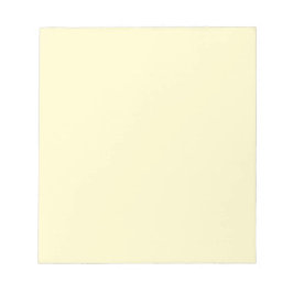 Yellow Shade 5.5 x 6 Notepad mit sauberem, moderne Notizblock