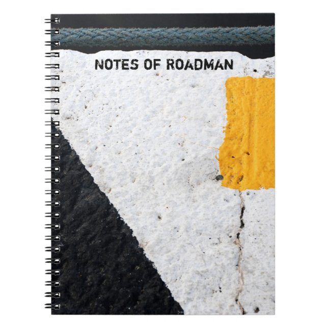 YELLOW SHAPE Notes of Roadman Notebook Notizblock (Vorderseite)