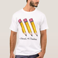 Yellow Sharp #2 Pencil #1 Teacher School Bildung