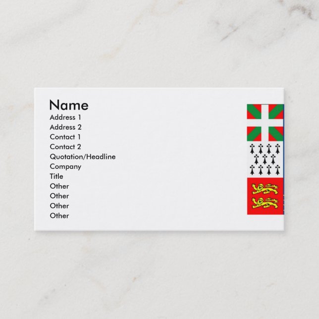 Yellow Ship Business Card Visitenkarte (Vorderseite)