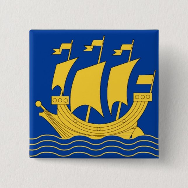 Yellow Ship Button (Vorderseite)