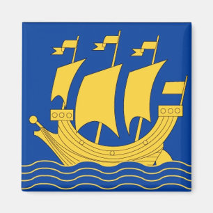 Yellow Ship Magnet
