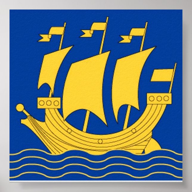 Yellow Ship Poster (Vorne)