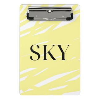 Yellow Sky Clipboards Mini Klemmbrett