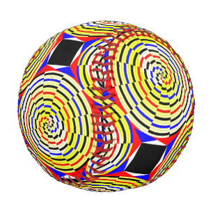 Yellow Spirals von Kenneth Yoncich Baseball