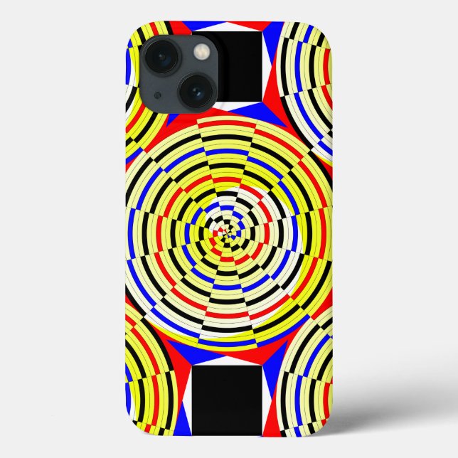 Yellow Spirals von Kenneth Yoncich Case-Mate iPhone Hülle (Rückseite)