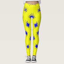 Yellow Splash Leggings