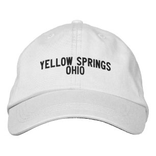YELLOW SPRINGS Ohio Mütze Bestickte Baseballkappe