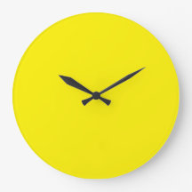Yellow Square Uhren | Farbiges modernes Design