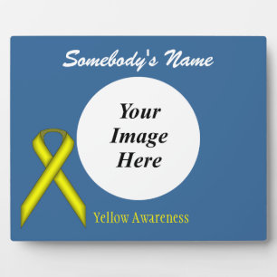 Yellow Standard Ribbon Template von Kenneth Yoncic Fotoplatte