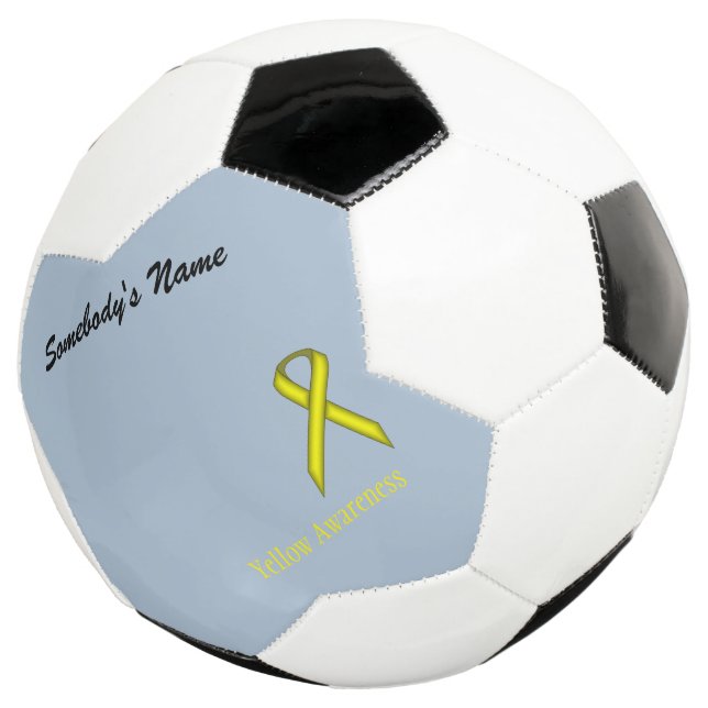 Yellow Standard Ribbon Template von Kenneth Yoncic Fußball (Dreiviertel)