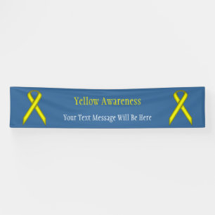 Yellow Standard Ribbon von Kenneth Yoncich Banner