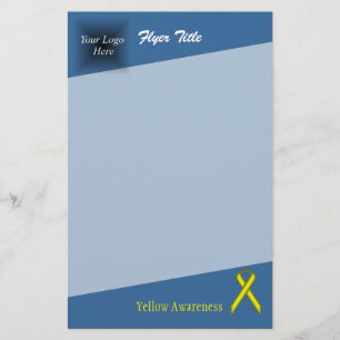 Yellow Standard Ribbon von Kenneth Yoncich Flyer