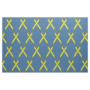 Yellow Standard Ribbon von Kenneth Yoncich Stoff