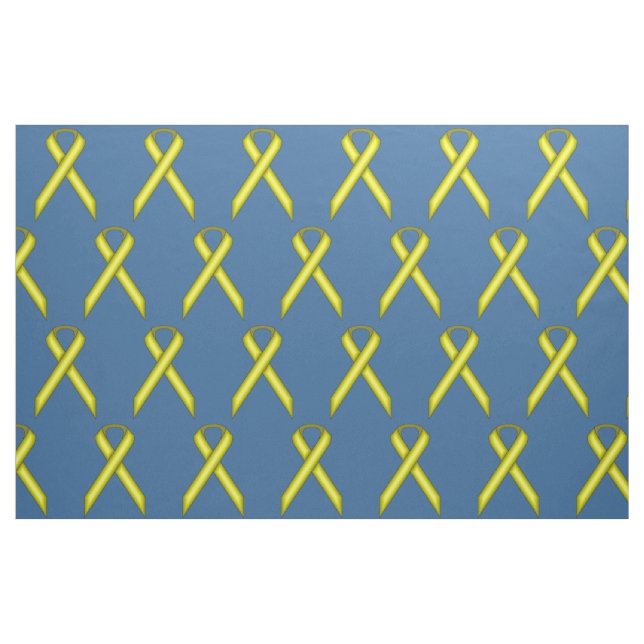 Yellow Standard Ribbon von Kenneth Yoncich Stoff (Fat Quarter (45,7 x 55,9 cm))
