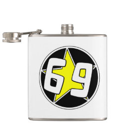 Yellow Star 69 Flachmann