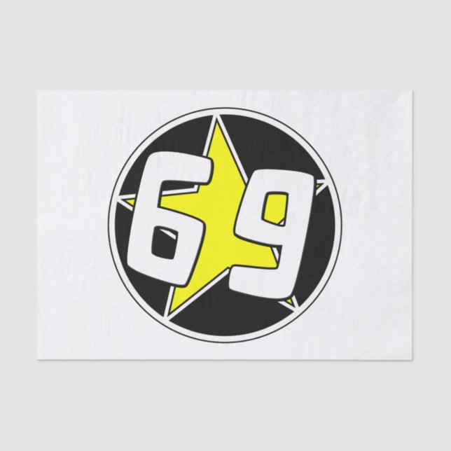 Yellow Star 69 Seidenpapier (Vorderseite)