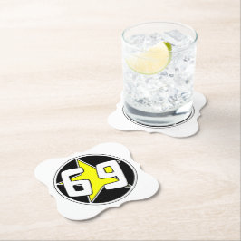 Yellow Star 69 Untersetzer